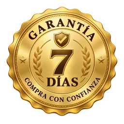 Garantía de 7 días. Compra con confianza.